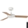 FARO 33603DC - Deckenventilator MINI MALLORCA S braun/weiß d 106 cm + Fernbedienung